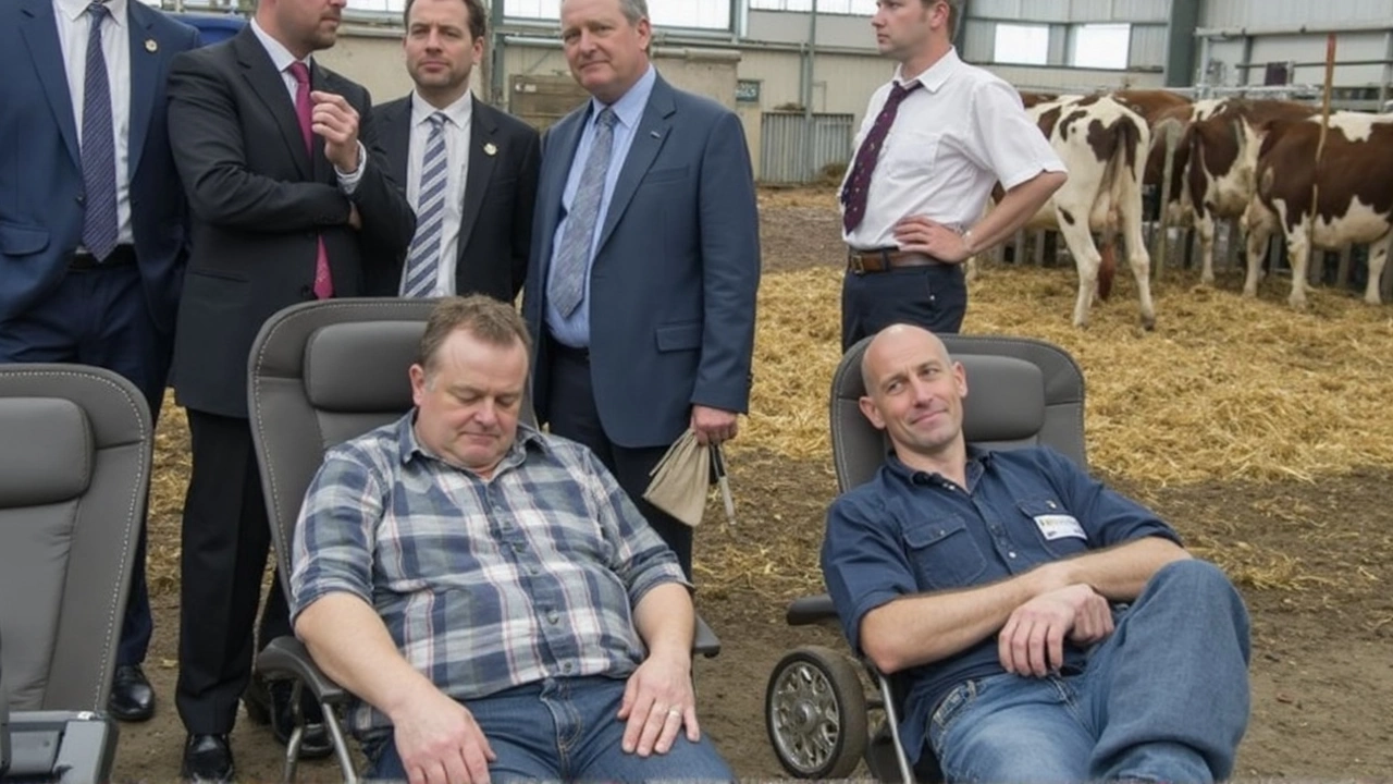 Princess Anne's Unamused Reaction to Sleeping Farmers at Royal Highland Show Draws Laughter
