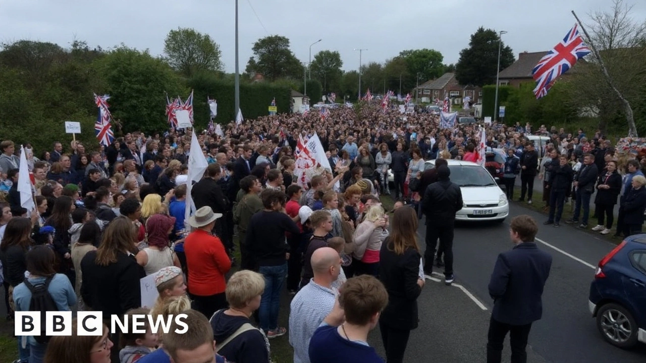 Norwich protest: Two men arrested after asylum hotel rally draws counter-demonstration