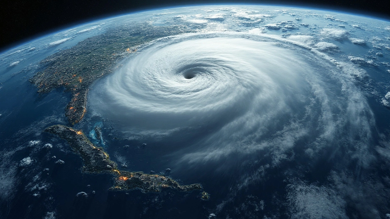 US Air Force Captures Stunning Stadium Effect Inside Hurricane Erin as Storm Intensifies